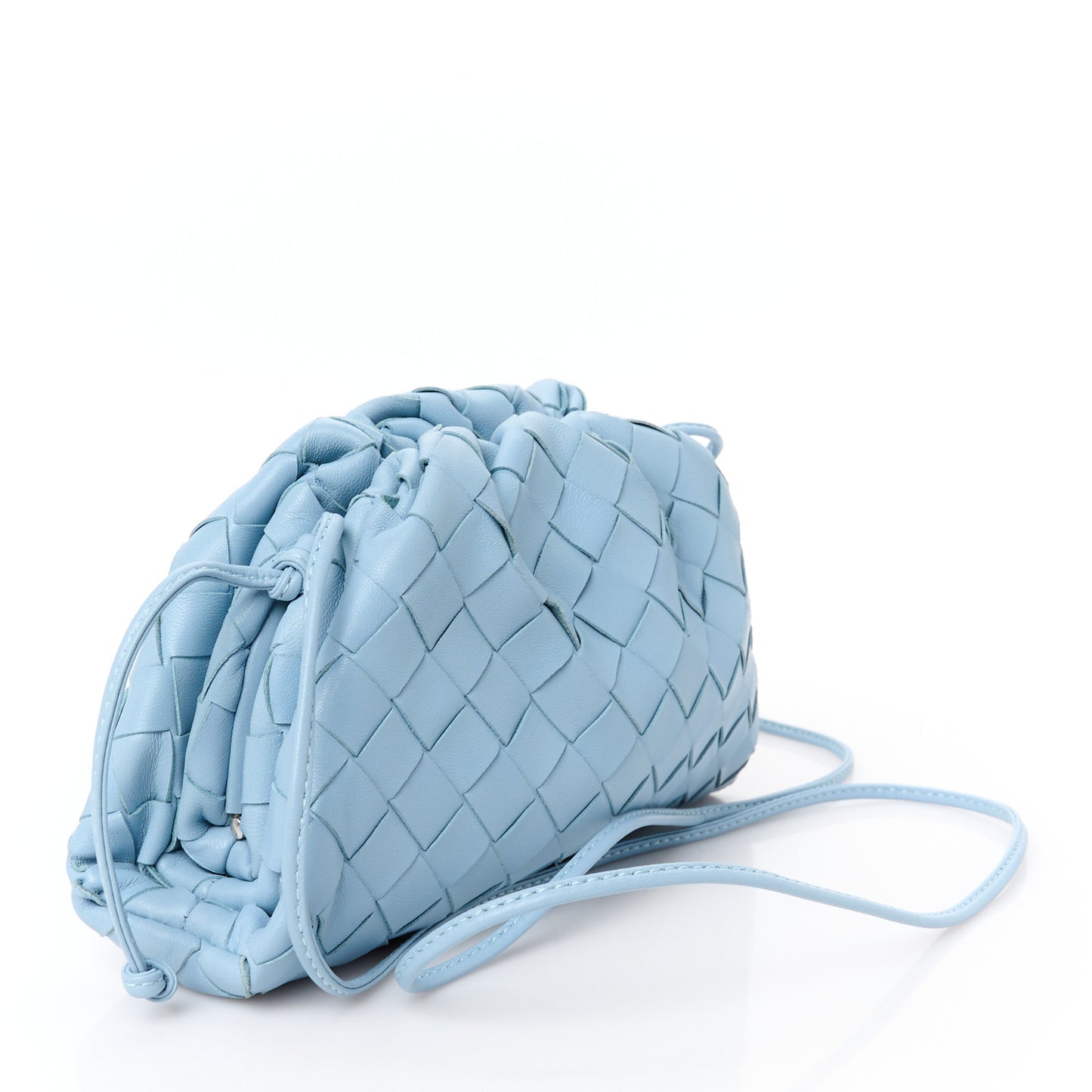 Nappa Intrecciato The Mini Pouch Ice