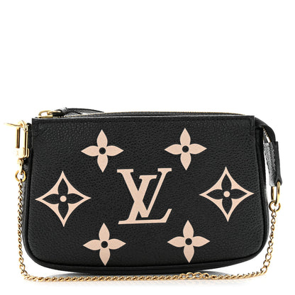 Louis Vuitton Empreinte Monogram Giant Mini Pochette Accessories Black 1 of 6