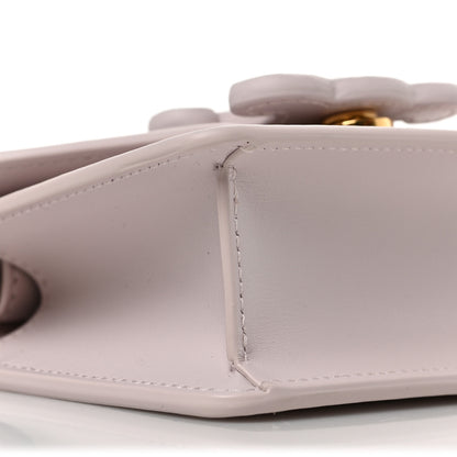 Celine Shiny Calfskin Triomphe Card Holder on Chain Poudre 7 of 8