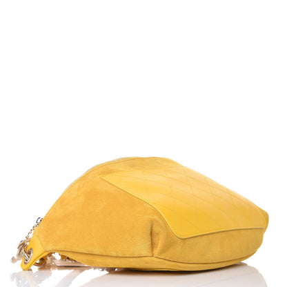 Chanel X PHARRELL WILLIAMS Suede Lambskin Oversized Waist Belt Bag Jaune Yellow 9 of 15