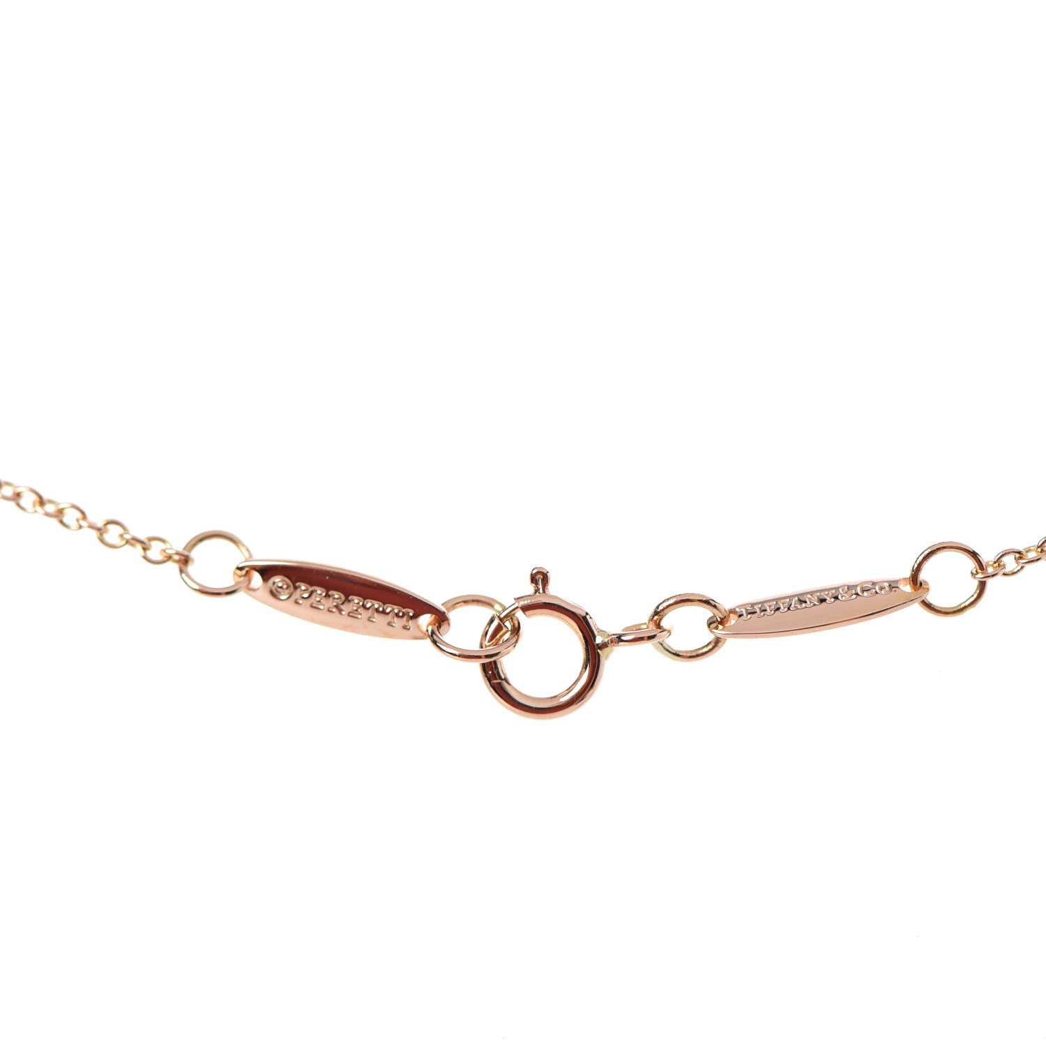 Tiffany 18K Yellow Gold Diamond .03ct Elsa Peretti Diamonds by the Yard Pendant Necklace 5 of 5