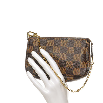 Louis Vuitton Damier Ebene Mini Pochette Accessories 2 of 8