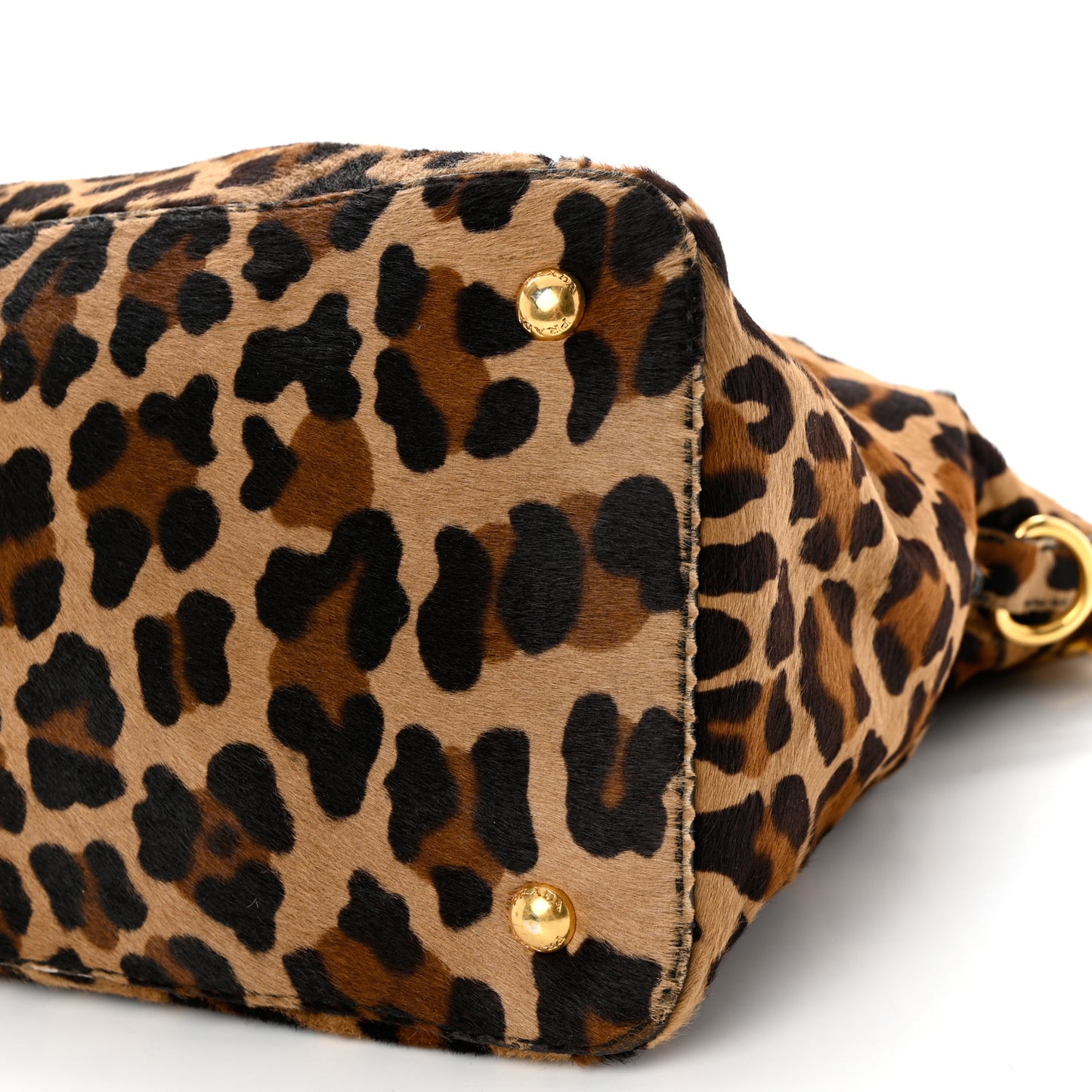 Cavallino Leopard Print Tote Sabbia Moro