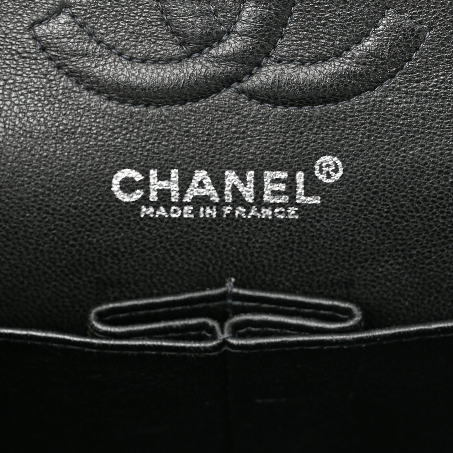 Caviar Quilted Small Double Flap Black