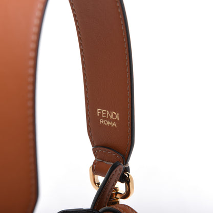 Fendi Vitello Grace F is Fendi Bi-Color FF 1974 Embossed Mini Mon Tresor Bucket Bag Camelia Saddler Brandy 16 of 17