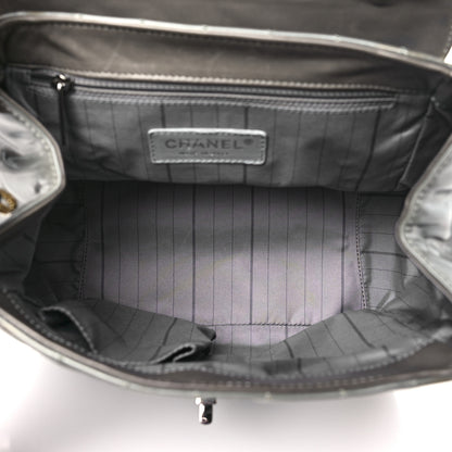 Chanel Glazed Calfskin Small Mademoiselle Lock Kelly Flap Bag Grey 5 of 10
