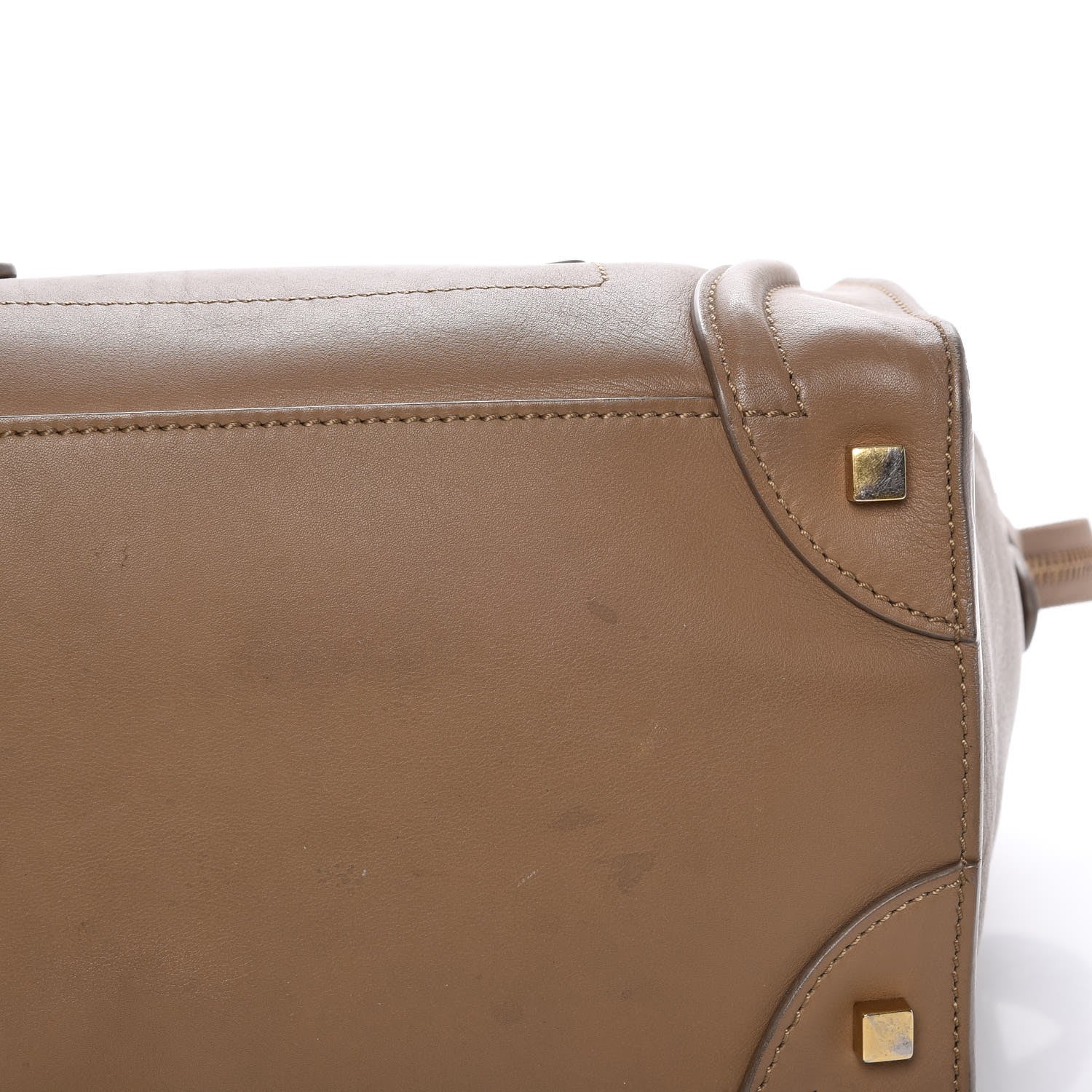 Celine Smooth Calfskin Mini Luggage Camel 12 of 16