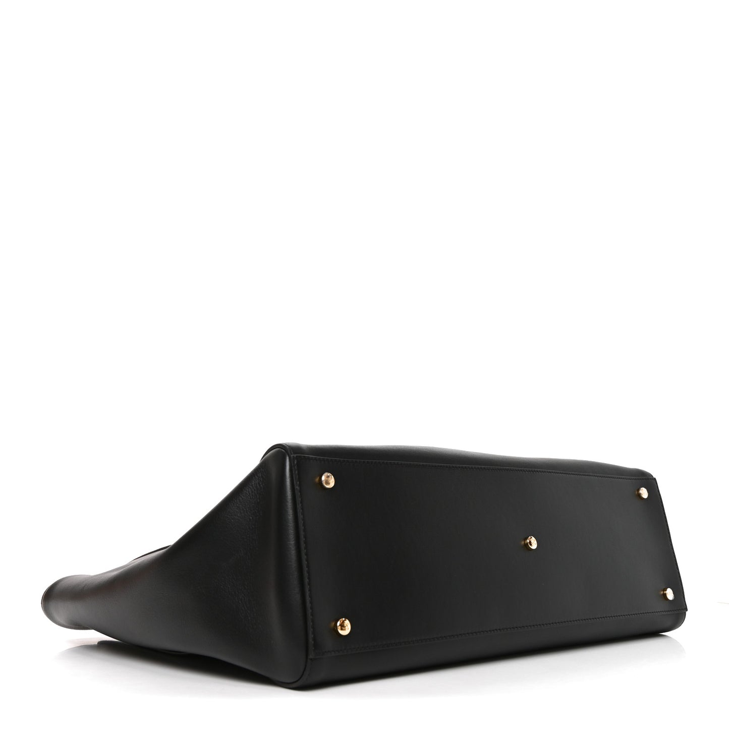 Calfskin Archetype Large Shopping Tote Black
