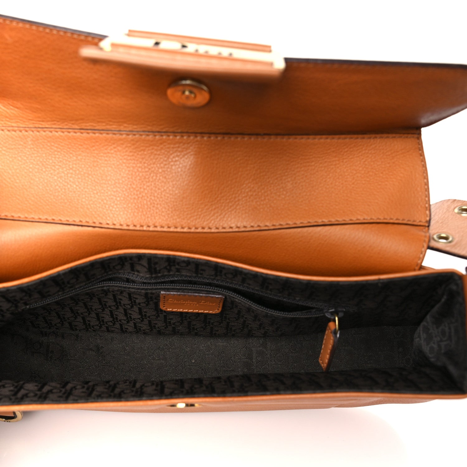 Christian Dior Calfskin Street Chic Bag Brown 4 of 12