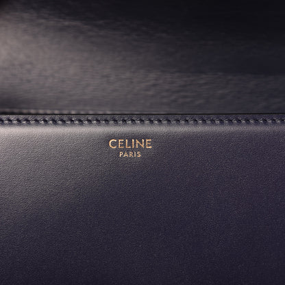 Celine Shiny Calfskin Teen Triomphe Dark Blue 8 of 10