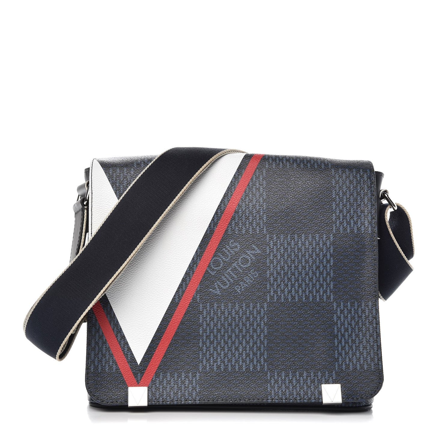 Damier Cobalt Latitude America's Cup District PM Red