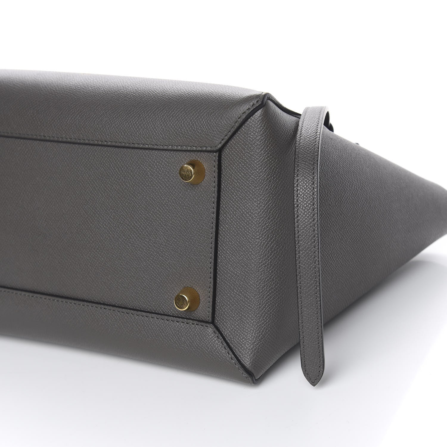 Celine Grained Calfskin Mini Belt Bag Grey 10 of 10