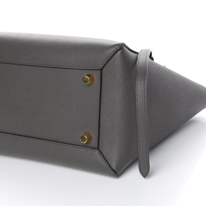 Celine Grained Calfskin Mini Belt Bag Grey 10 of 10