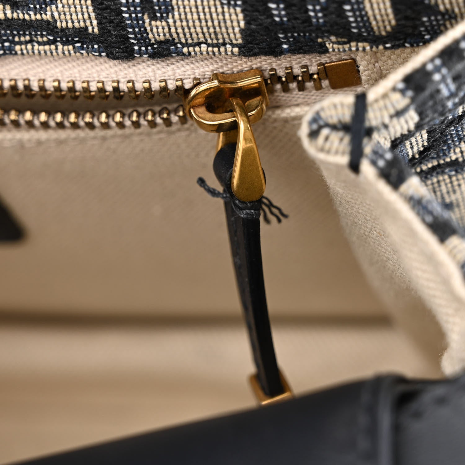 Christian Dior Oblique CD Lock Chain Flap Blue 9 of 12