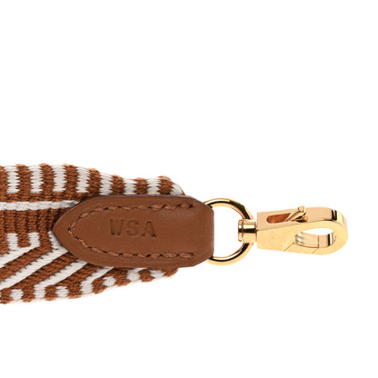 Hermes Toile Swift 25mm Sangle Cavale Shoulder Strap Ecru Beige Gold 3 of 5