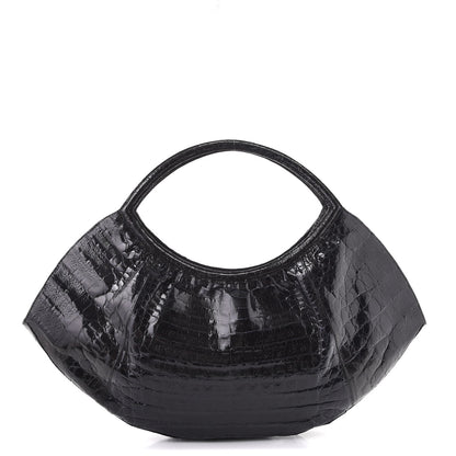 Nancy Gonzalez Crocodile Shoulder Bag Black 1 of 8