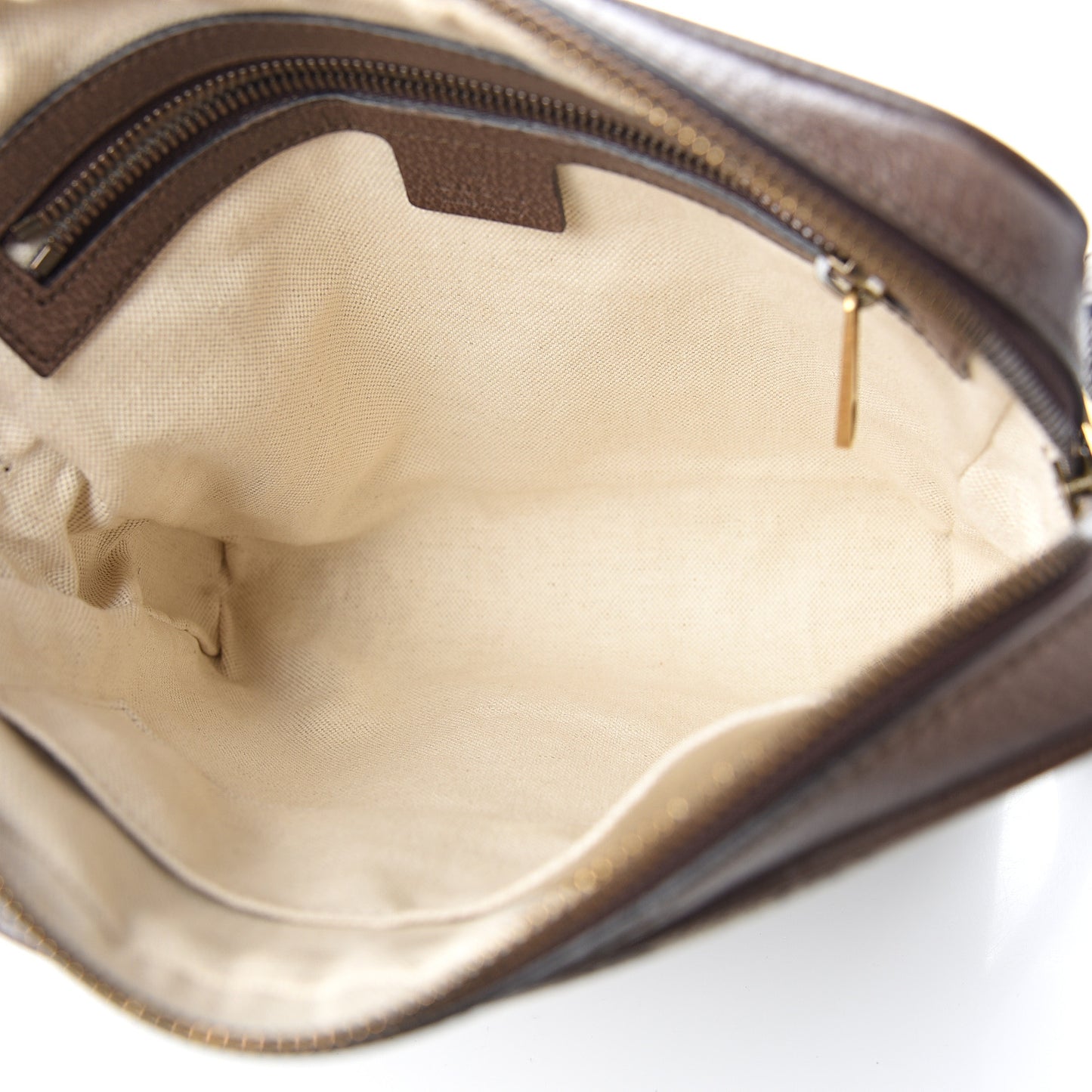 GG Supreme Monogram Web Small Ophidia Messenger Bag Brown