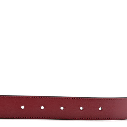 Gucci Plutone Calfskin Double G 30mm Belt 75 30 Rosso Ancora 3 of 5