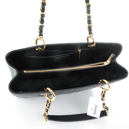 Chanel Caviar Quilted Grand Shopping Tote GST Black 5 of 7