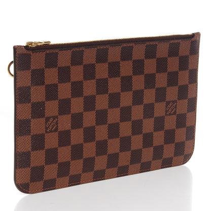 Louis Vuitton Damier Ebene Neverfull MM GM Pochette 4 of 8