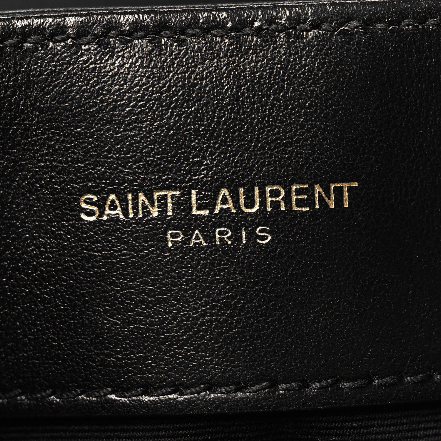 Saint Laurent Calfskin Y Quilted Monogram Small Loulou Chain Satchel Black 6 of 11