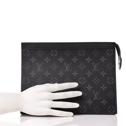 Louis Vuitton Monogram Eclipse Pochette Voyage MM 2 of 9