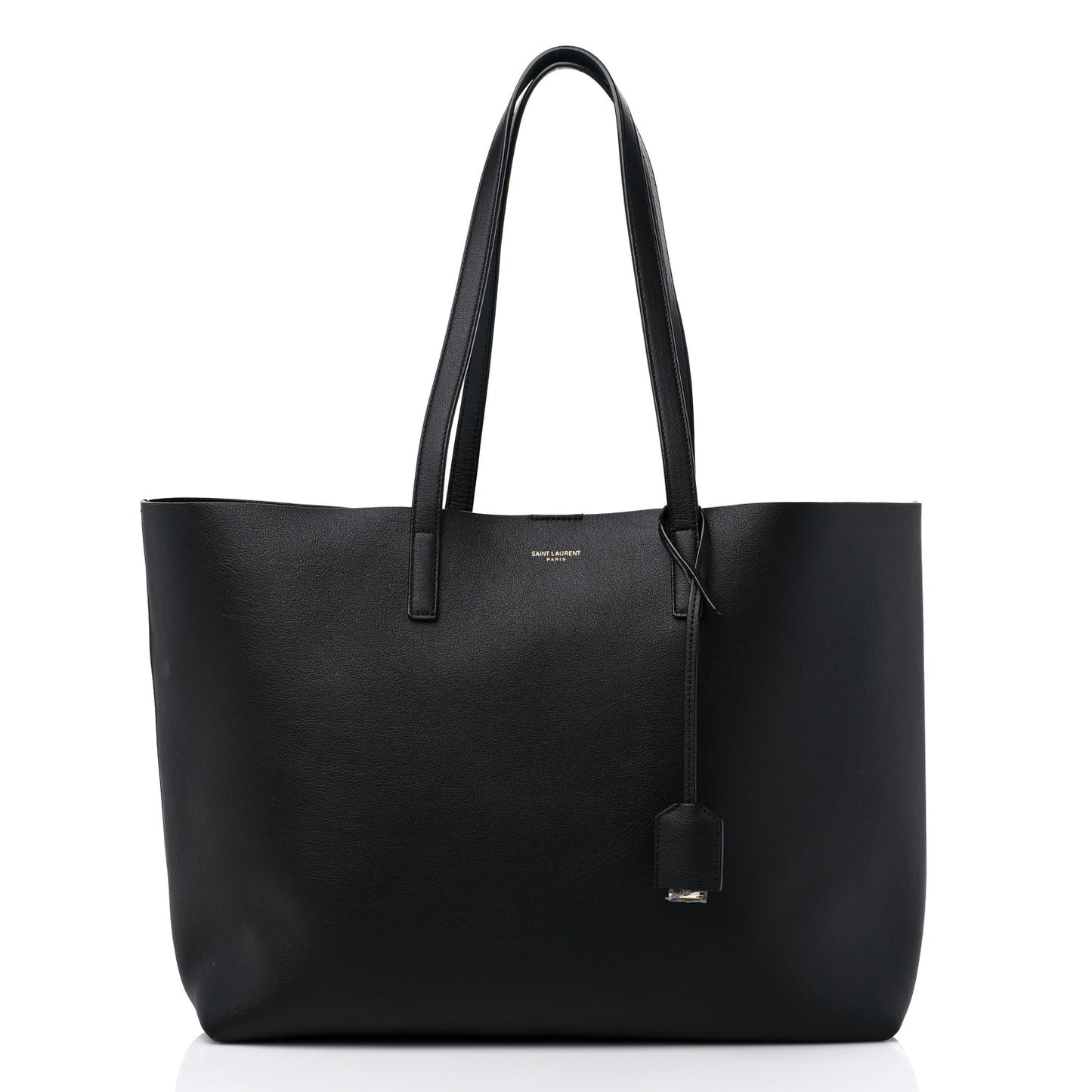 Calfskin Large Shopping Tote Black