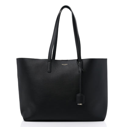 Saint Laurent Calfskin Large Shopping Tote Black 3 of 11