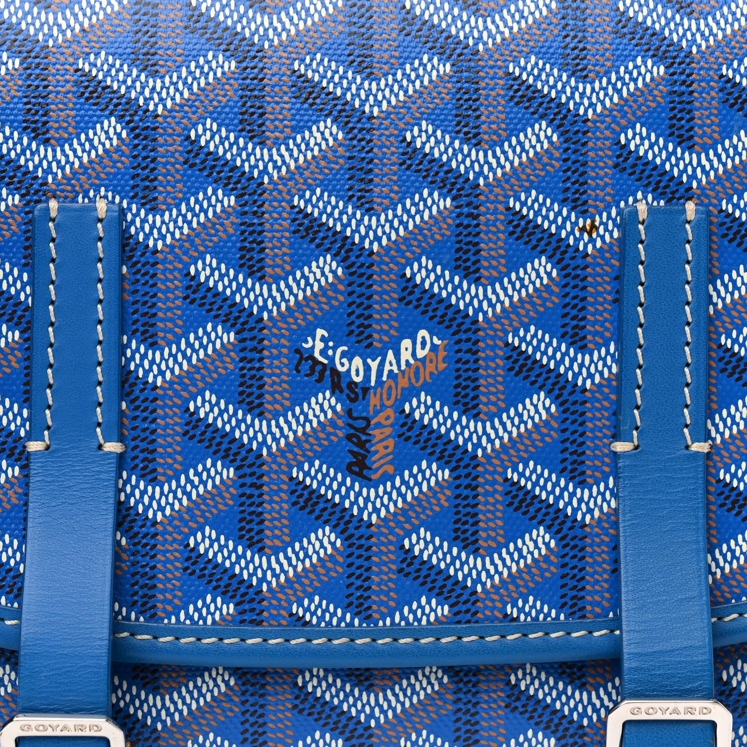 Goyard Goyardine Belvedere PM Messenger Bag Sky Blue 7 of 15