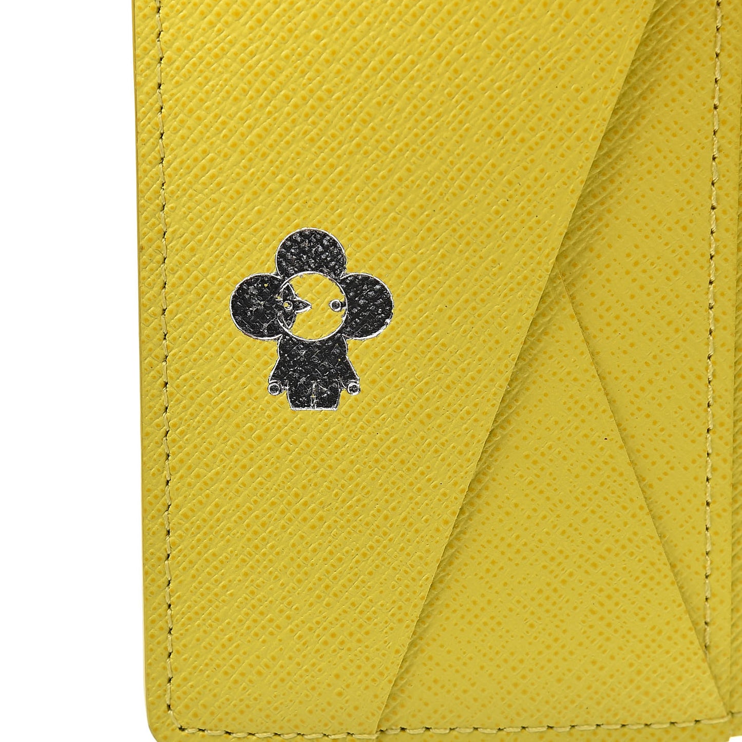 Damier Graphite Logo Pocket Organizer Yellow