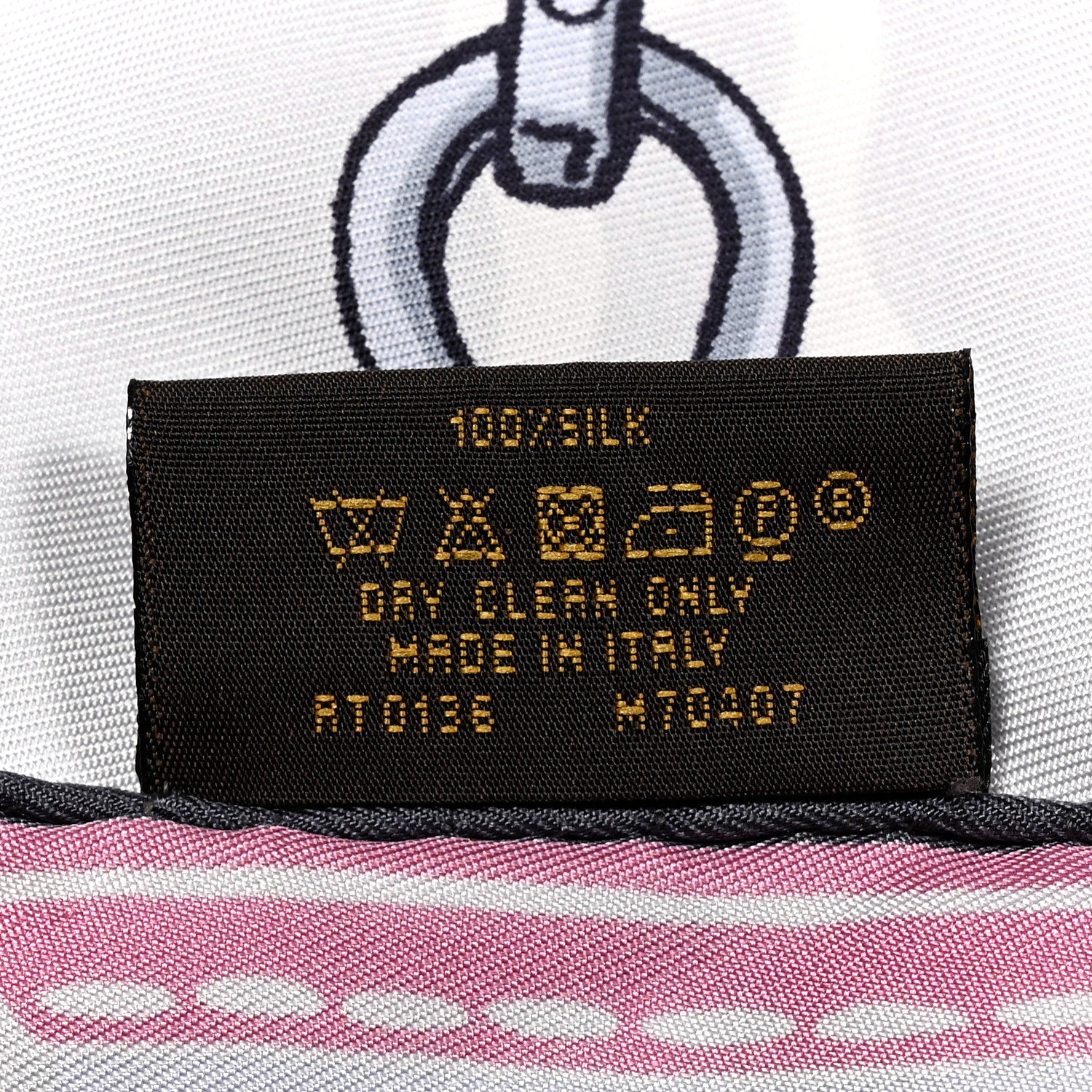 Louis Vuitton Silk Square Handle Me Scarf Grey Pink 2 of 4