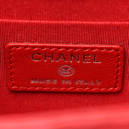Chanel Lambskin Quilted Mini Trendy CC Chain Wallet Black 6 of 10