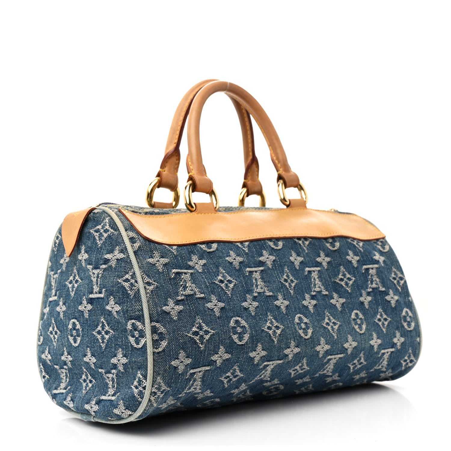 Louis Vuitton Monogram Denim Neo Speedy Blue 3 of 11