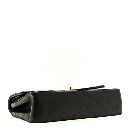 Chanel Lambskin Quilted Medium Double Flap Black 4 of 10