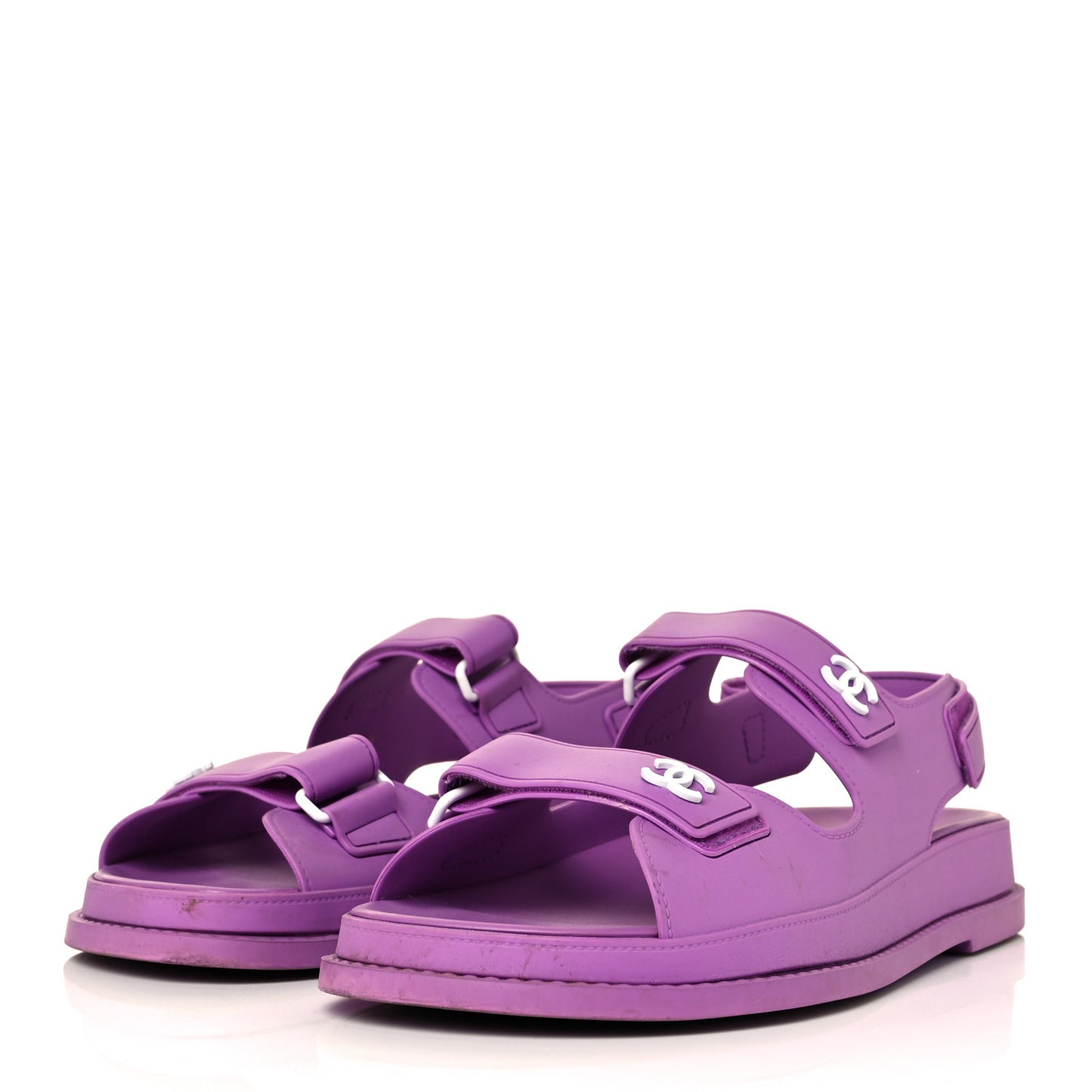 Rubber CC Dad Sandals 41 Purple