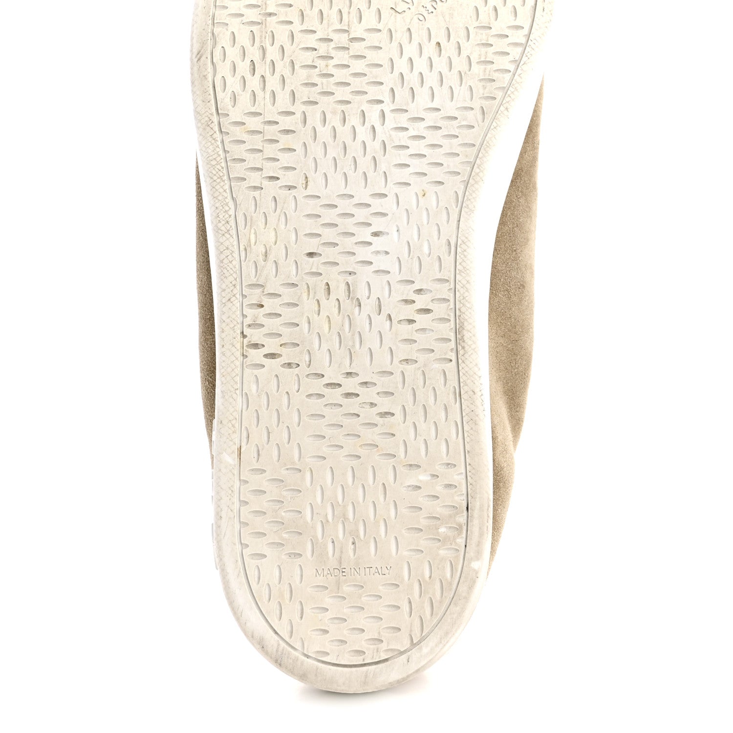 Louis Vuitton Suede Calfskin LV Soft Sneakers 9 Beige 8 of 11