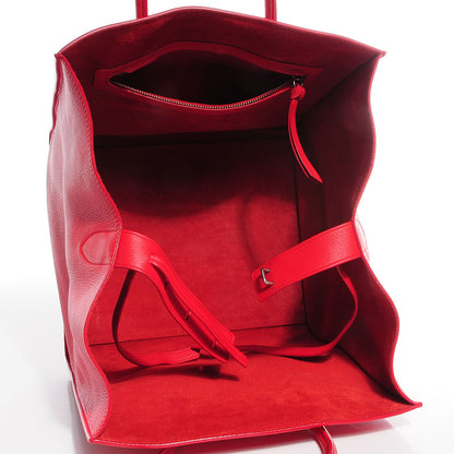 Celine Supple Calfskin Medium Phantom Luggage Vermillion 5 of 7