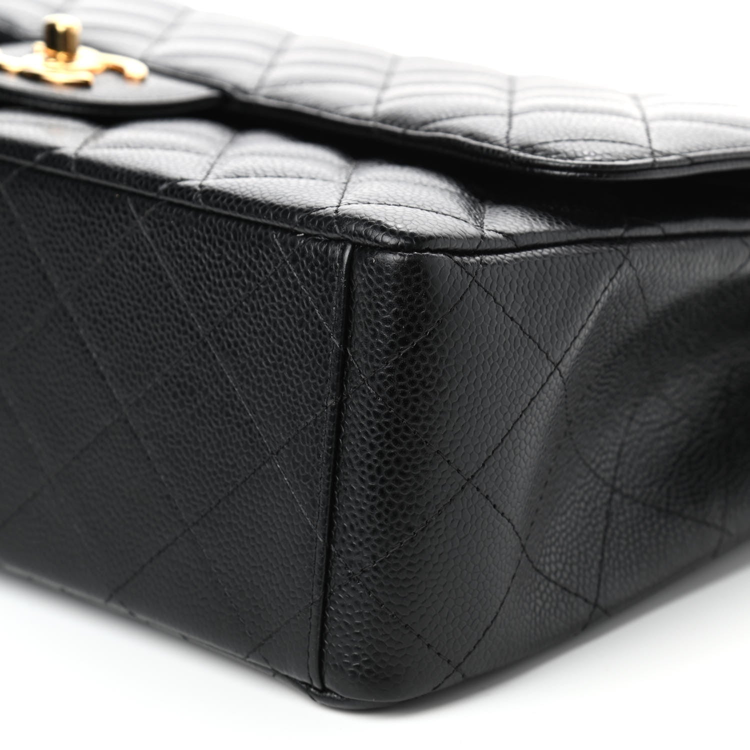 Chanel Caviar Quilted Maxi Double Flap Black 9 of 12