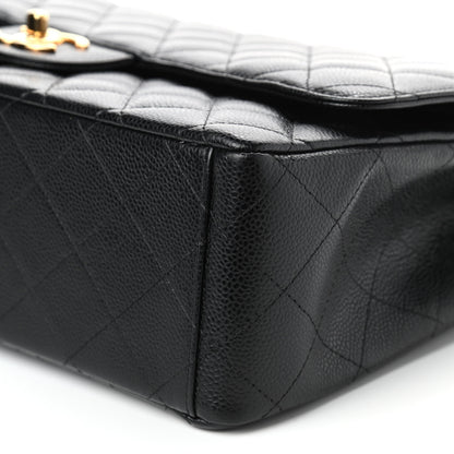 Chanel Caviar Quilted Maxi Double Flap Black 9 of 12