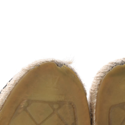 Chanel Lambskin CC Espadrilles 37 Beige Black 14 of 15