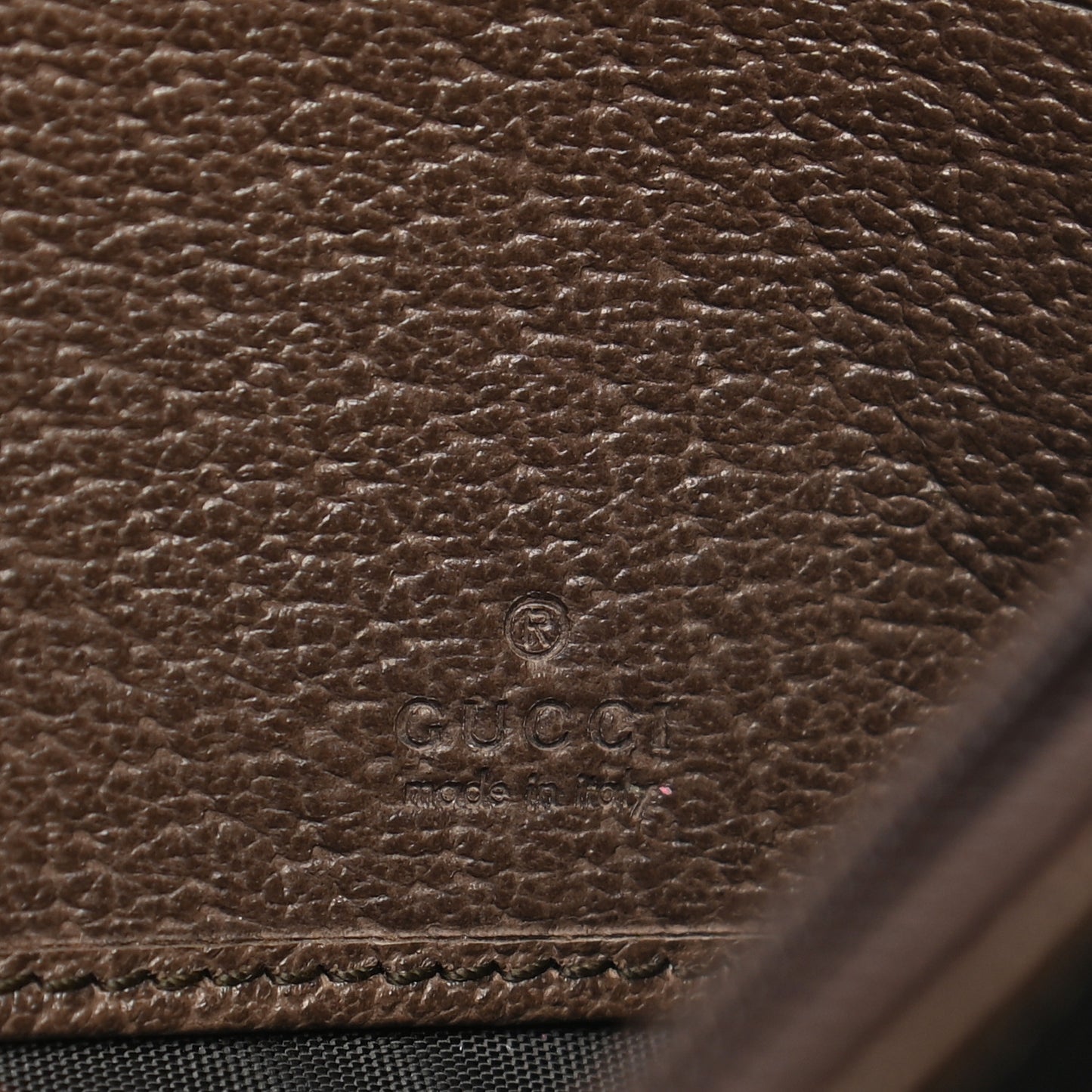 GG Supreme Monogram Web Ophidia Continental Wallet Brown