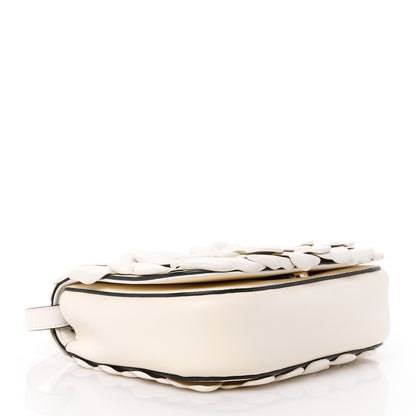 Valentino Garavani VALENTINO GARAVANI Nappa Atelier 03 Rose Edition Small Flap Crossbody Bag Ivory 4 of 13