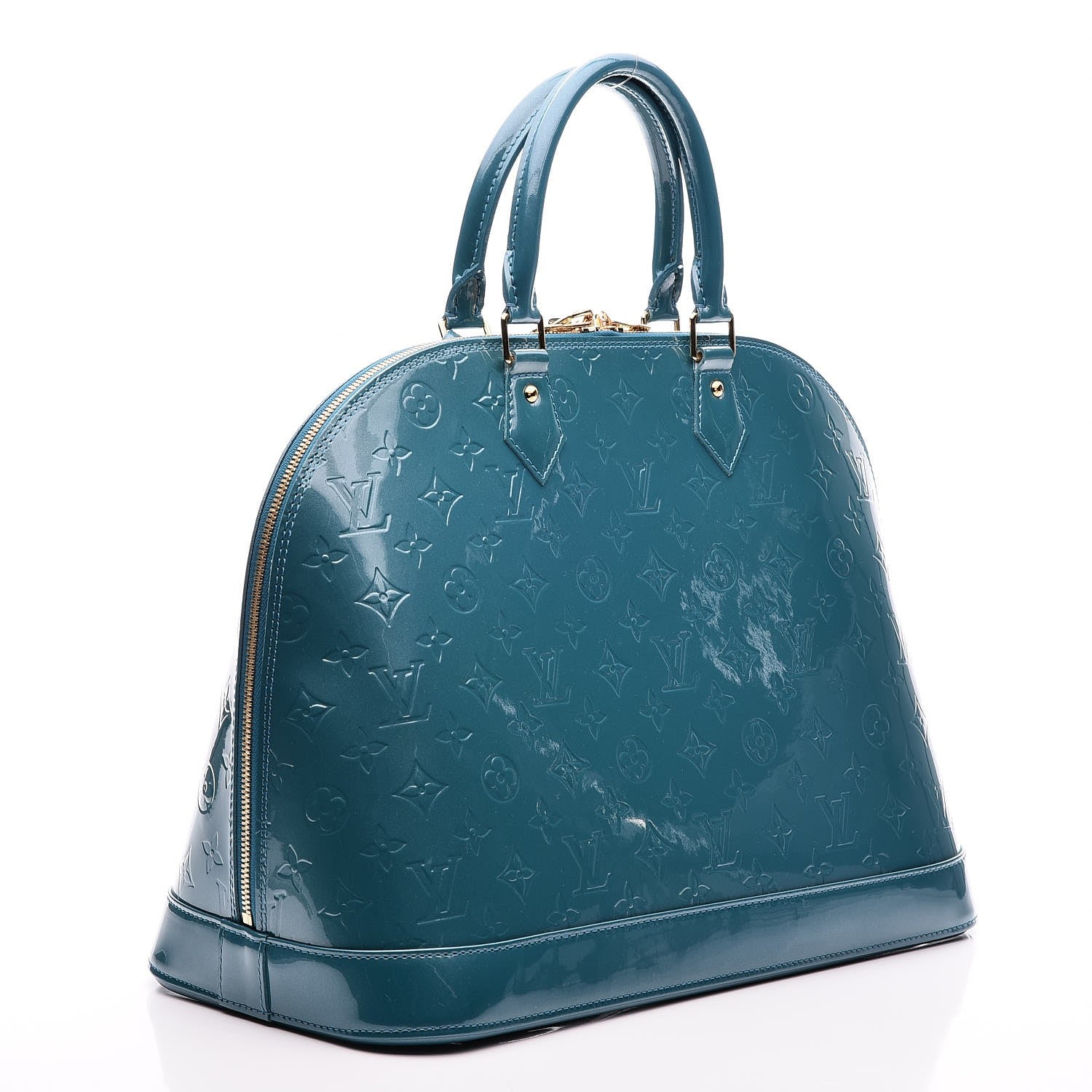 Louis Vuitton Vernis Alma GM Blue Galactic 3 of 7