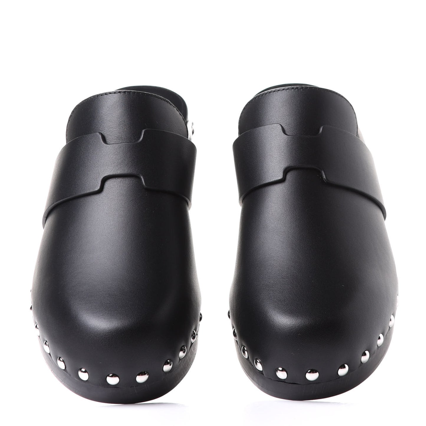 Calfskin Calya Mules 37 Black