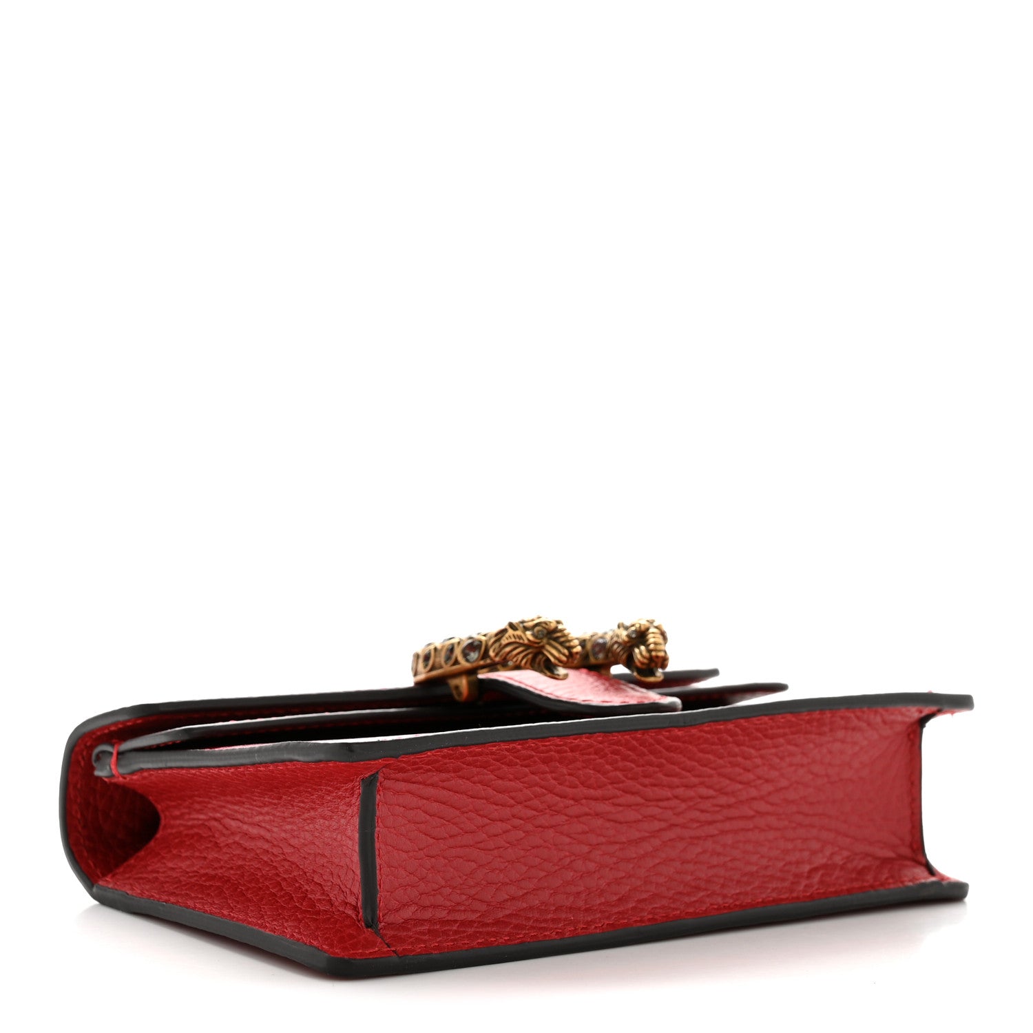 Gucci Calfskin Super Mini Dionysus Shoulder Bag Hibiscus Red 4 of 11