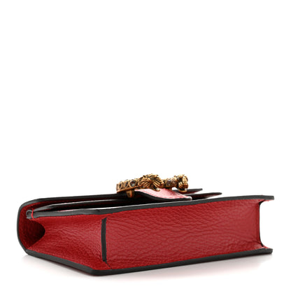 Gucci Calfskin Super Mini Dionysus Shoulder Bag Hibiscus Red 4 of 11