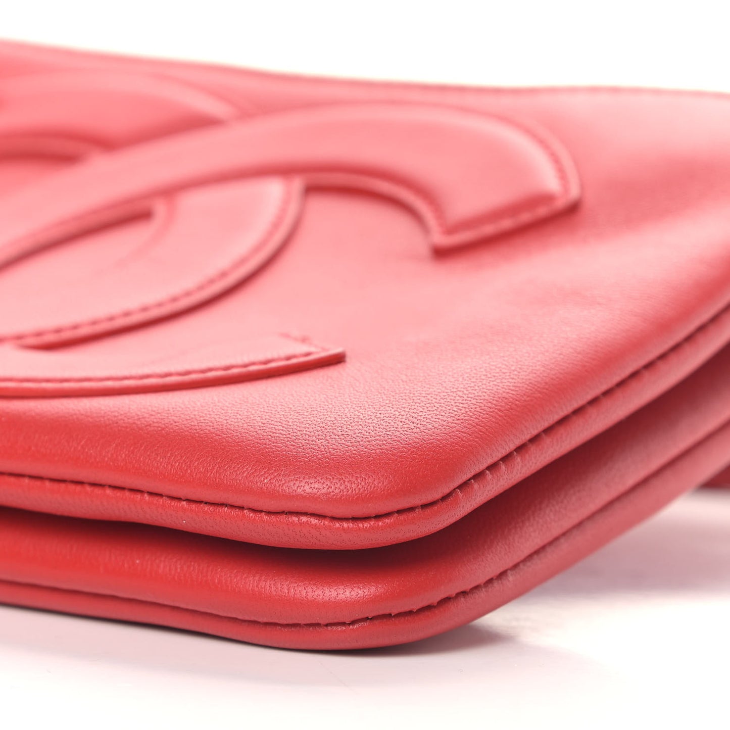 Lambskin CC Mania Waist Belt Bag Red