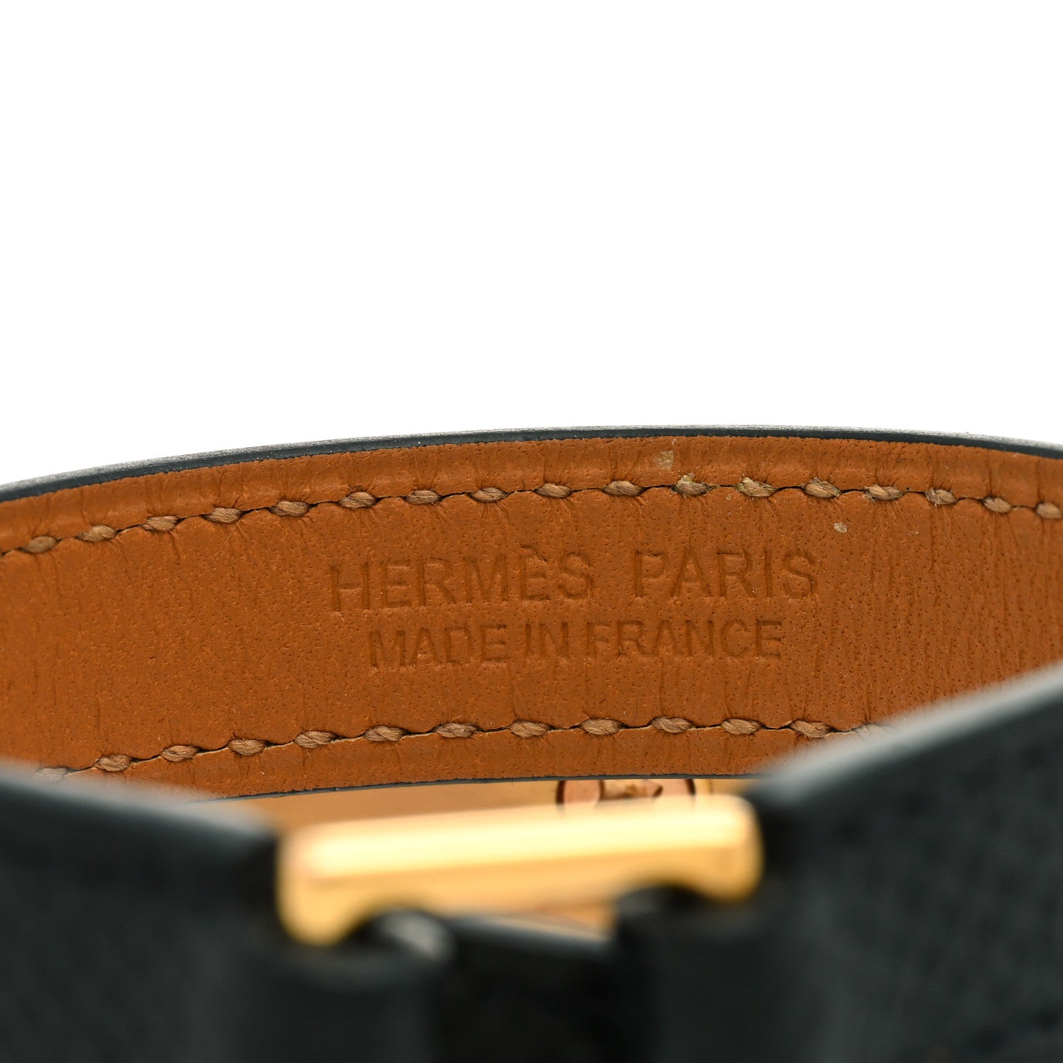 Hermes Epsom Rivale Double Tour Bracelet XS Black 3 of 4