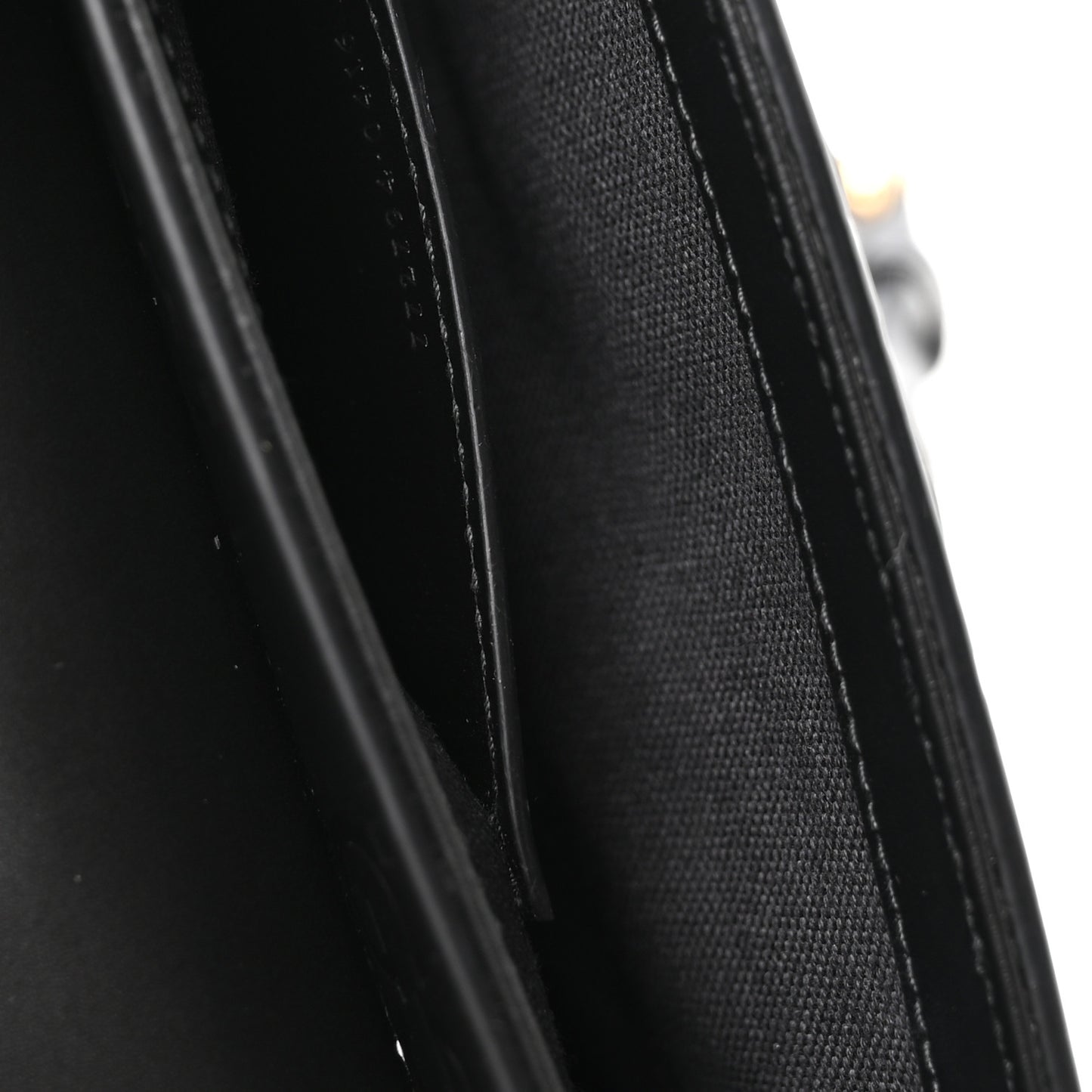 Gilbert Calfskin GG Super Mini Shoulder Bag Black Black