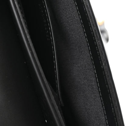 Gucci Gilbert Calfskin GG Super Mini Shoulder Bag Black Black 6 of 10